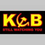 KGB Still Watching You čierne trenírky BOXER s tlačeným logom, top kvalita 95%bavlna 5%elastan